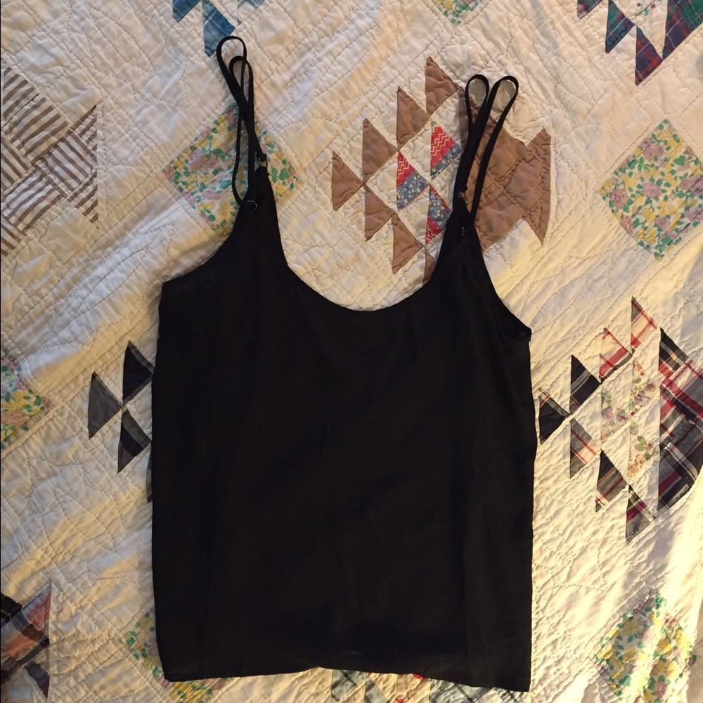 Polyester camisole, boxy cut