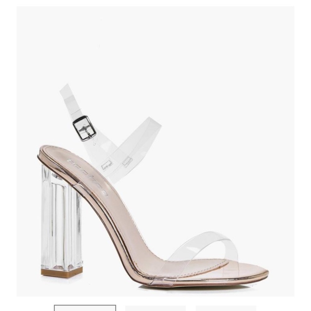 Clear heels