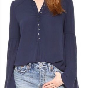 Free people bell sleeved shirt