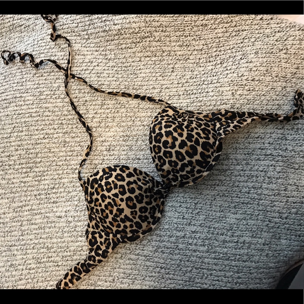 Cheetah bikini top