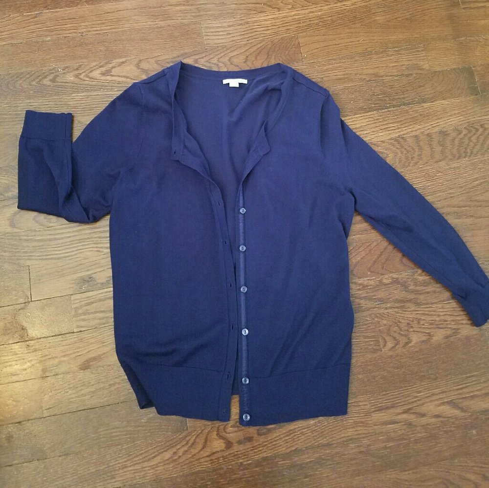 Halogen blue 3/4 length sleave