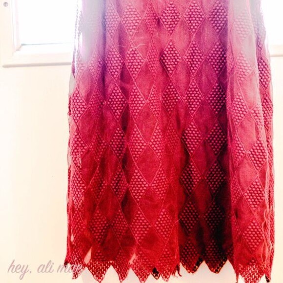 Magenta Razorback Dress - Picture 2 of 3