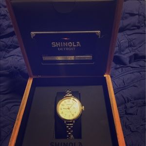Shinola Birdie Watch - Gold
