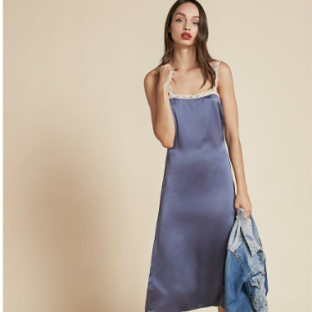 Reformation Tea Silk dress