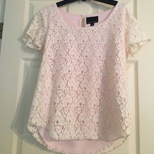 Cynthia Rowley Cute short sleeve blouse