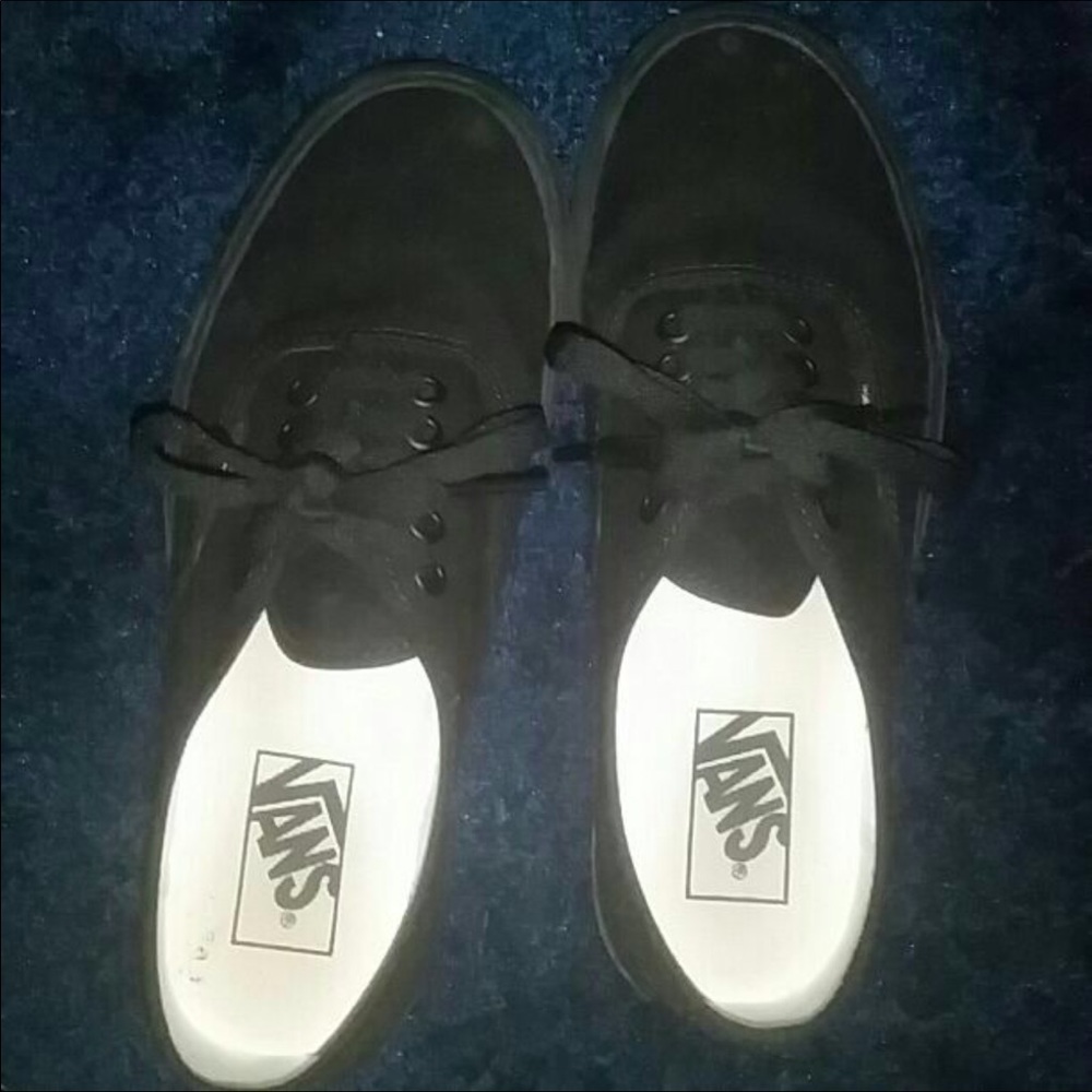 All Black Vans