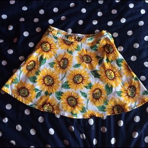 American Apparel Circle Denim Skirt