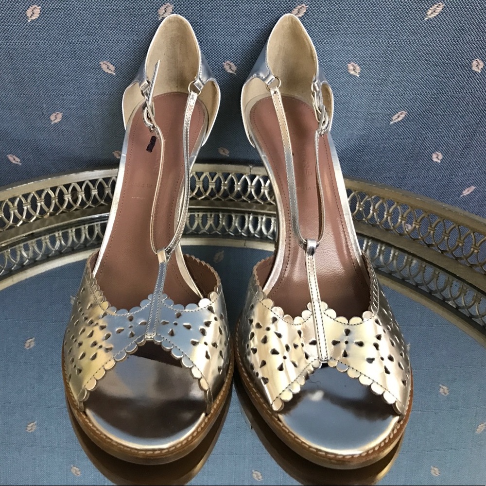 Tabitha Simmons J. Crew Dusty Miller High-heel