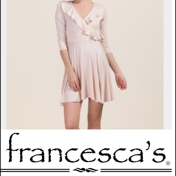 Francesca's Adorable Ruffle Dress - Picture 2 of 8