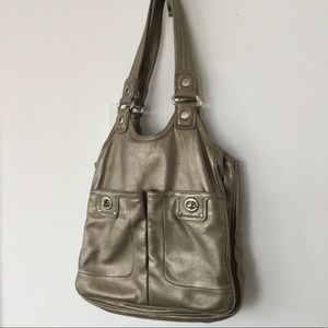 Marc by Marc Jacob Metallic Pewter Tote Bag