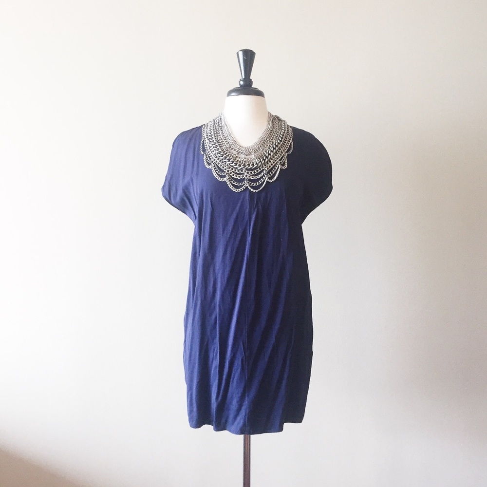 ❌SOLD❌ ON // navy blue cocoon dress