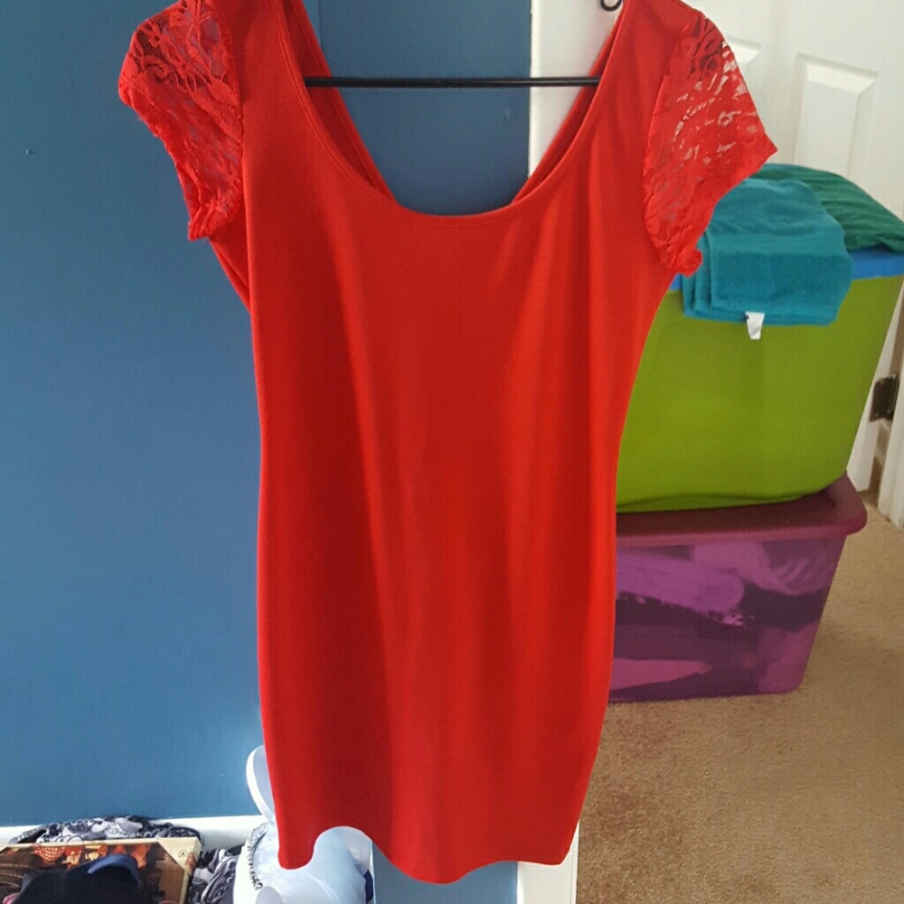 Red dress