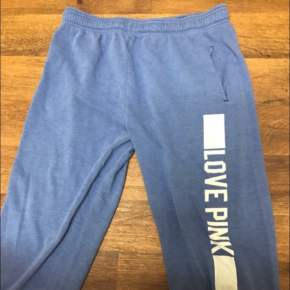 PINK cropped sweatpants