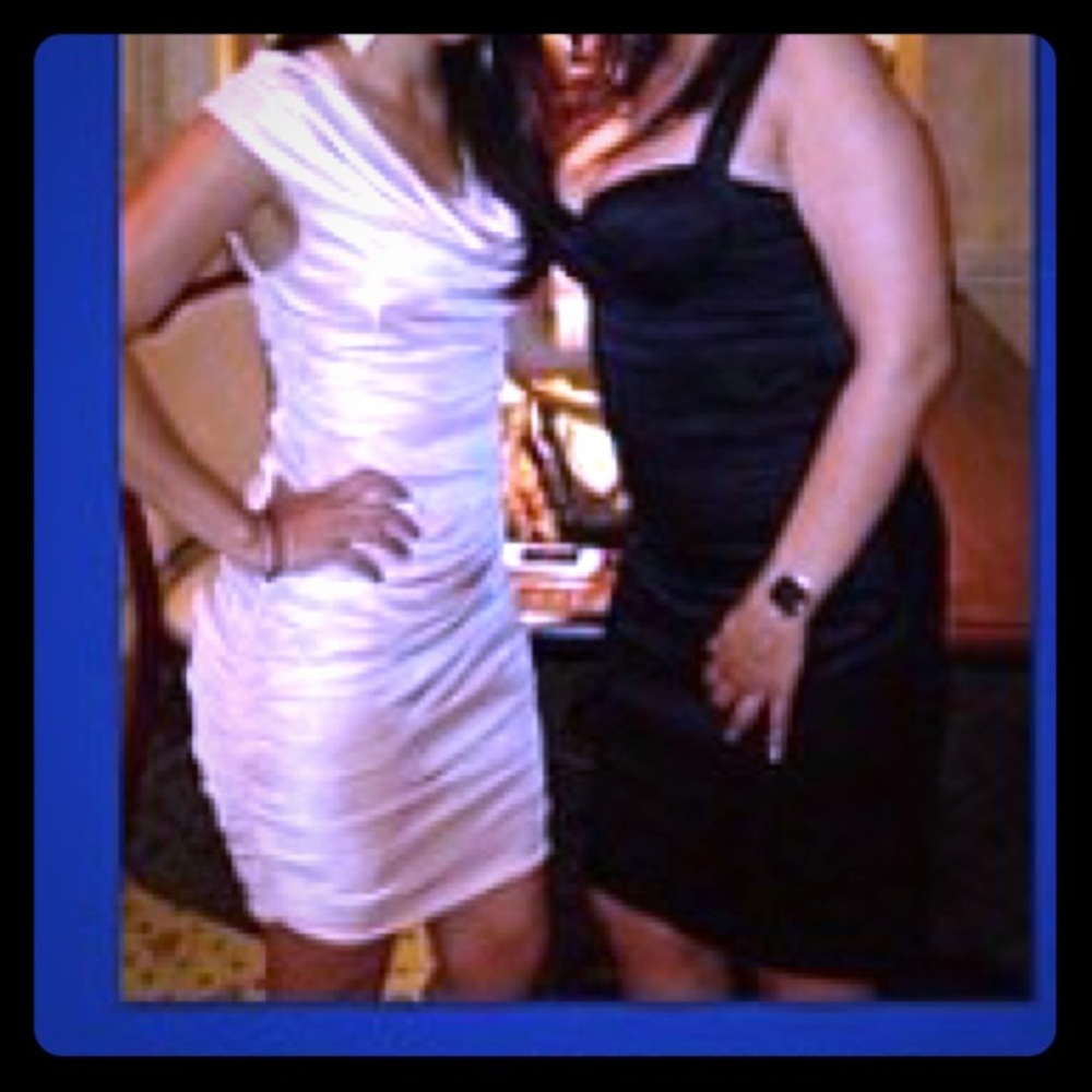 Express shimmer cocktail dress