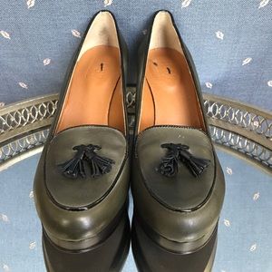 New Madewell  the Handbook pump size 7.5 Green.