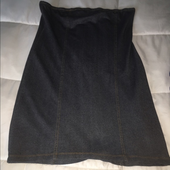 Guess blue jean dress. Size Large. - Picture 1 of 4