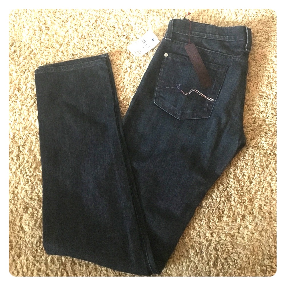 7 For All Mankind straight leg jeans