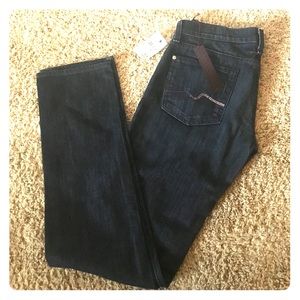 7 For All Mankind straight leg jeans