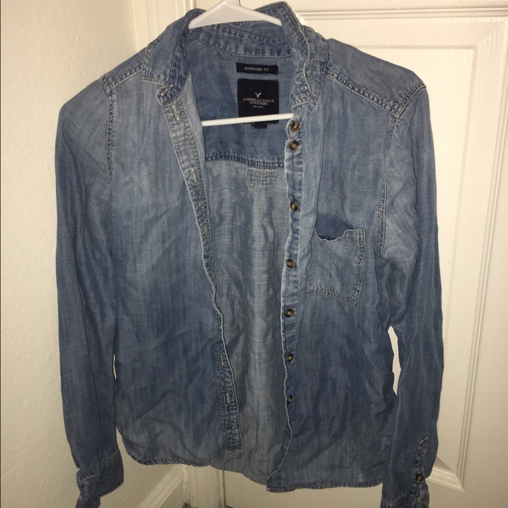 American eagle denim shirt