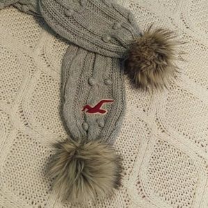 Grey scarf from Hollister