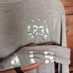 Jordan reflective foil shirt