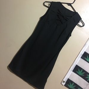 Lace front black dress!