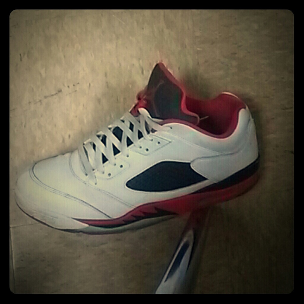 Jordan 5s fire red
