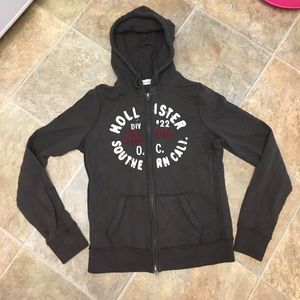 Hollister zip up hoodie