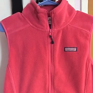 Pink vest.  Never worn but doesn't have tags