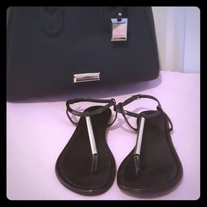 NY&C Black Sandals