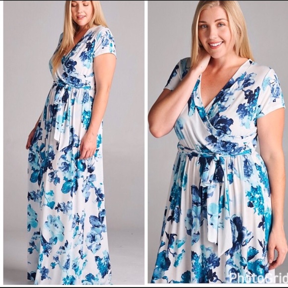 💣PLUS💣Cala Floral Maxi Dress - Picture 2 of 2