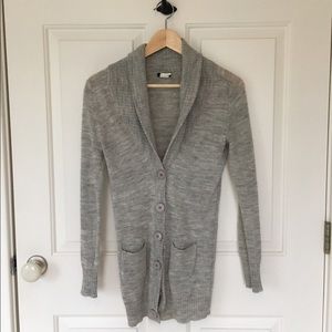 Vintage JCrew Gray Button Cardigan