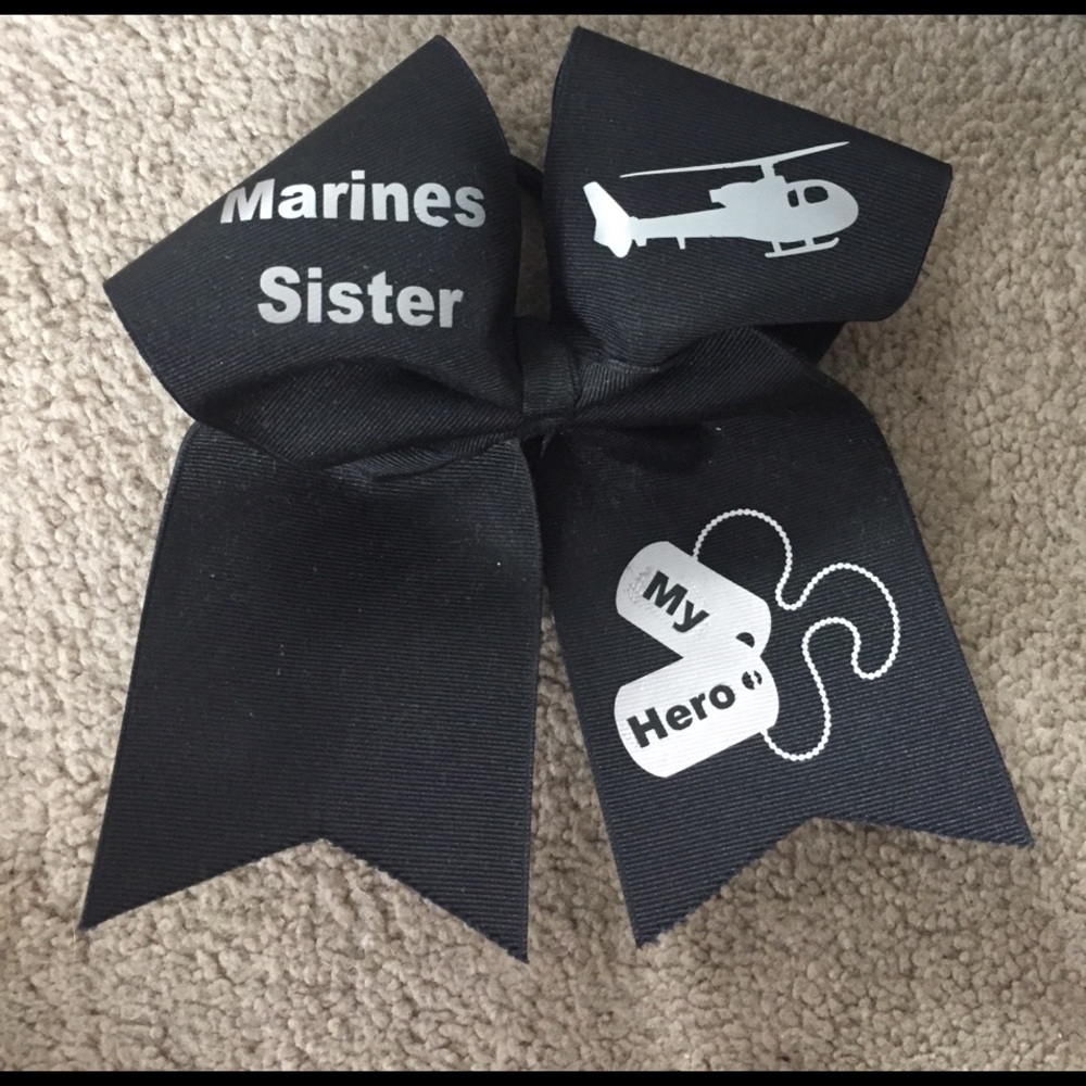 marine sister cheer bow