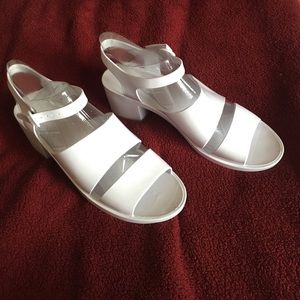American Apparel Classic Jelly Heel White