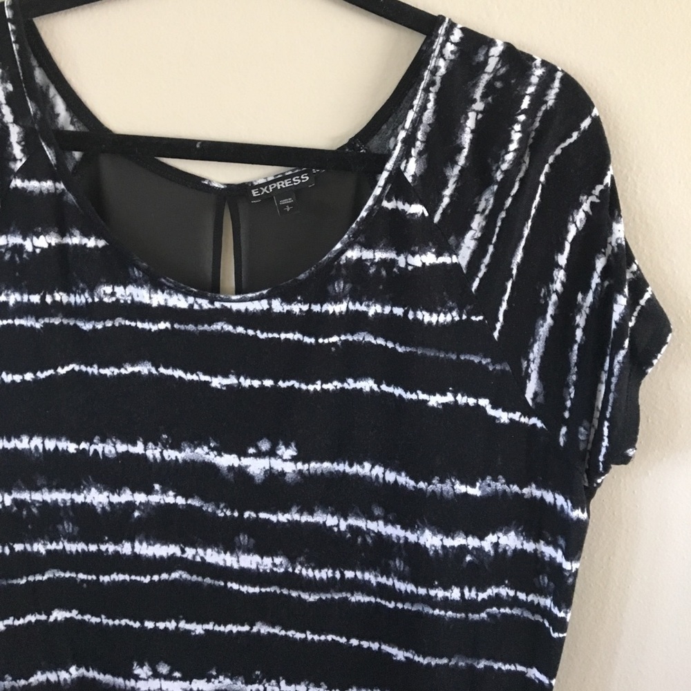 Express top with sheer back