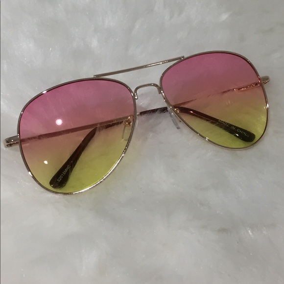 Ombré sunnies Pink & Yellow - Picture 7 of 8