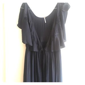 Free People maxi wrap dress