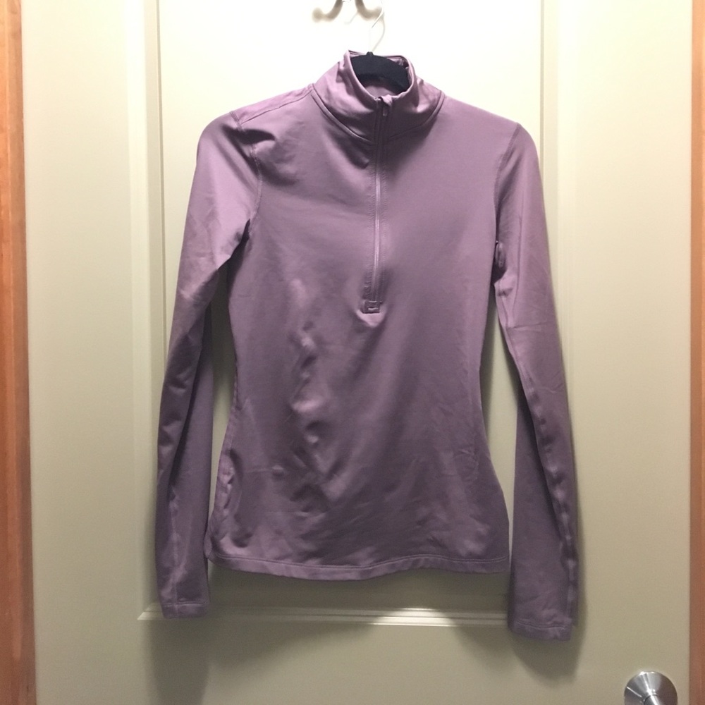 Nike Dri Fit running quarter zip dusty violet