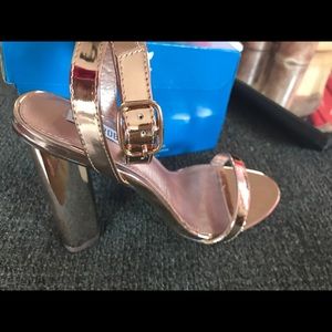 Cape Robbin heels rose gold