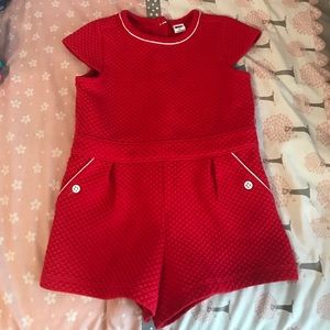 Janie & Jack Quilted Romper