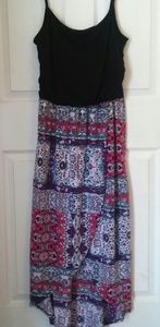Women's Maxi Dress High Low Size Large