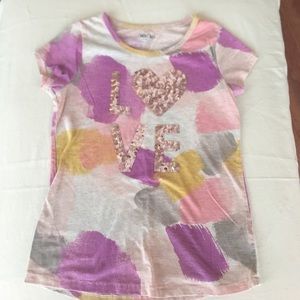 Girls Sequences Tee M 7/8