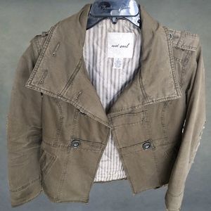 Wet Seal OLIVE military jacket