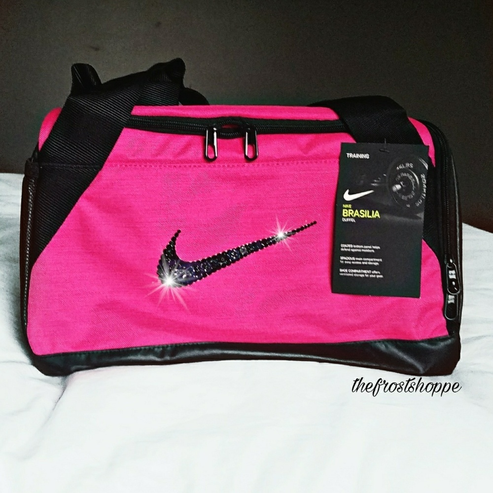 Swarovski Bling Nike Brasilia 6 Duffle Gym Bag