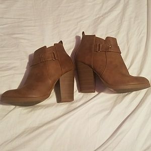 Brown booties