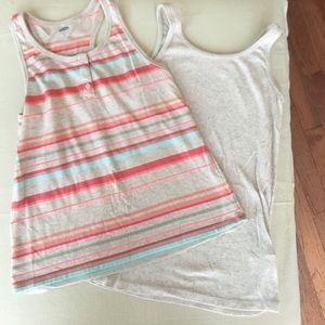 Girls Old Navy Tank Set M 8
