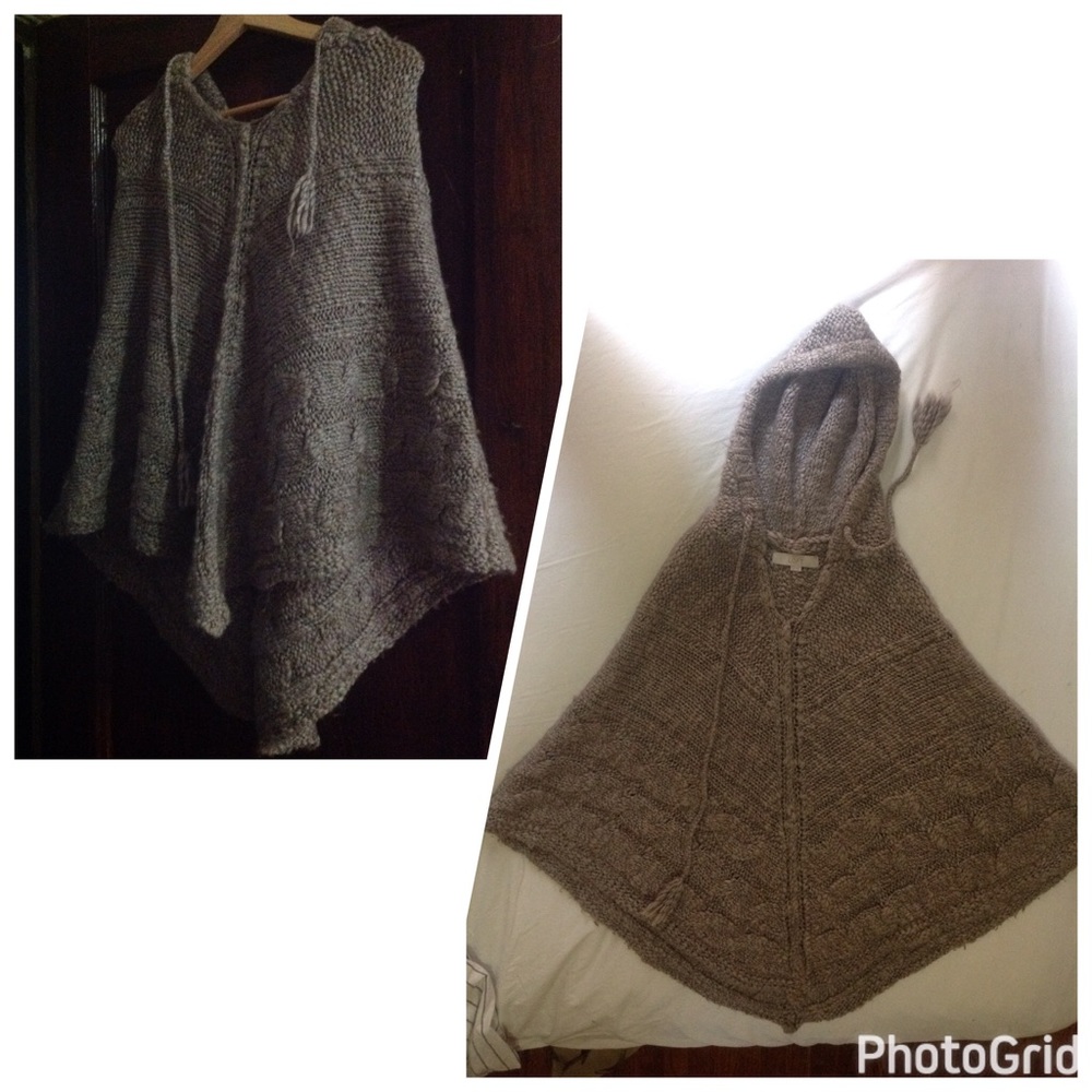 Comfy warm poncho