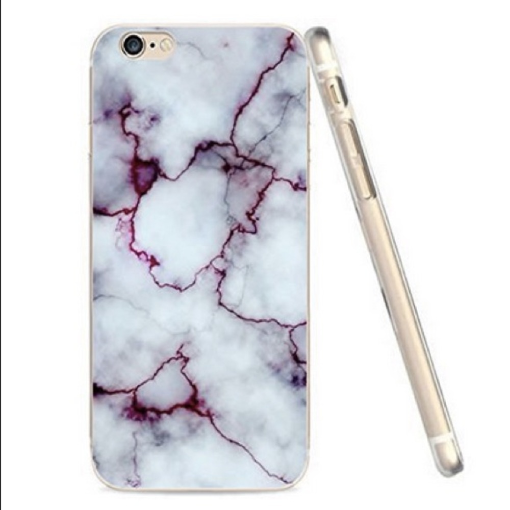 SOLD iPhone 6/6s thin purple marble case