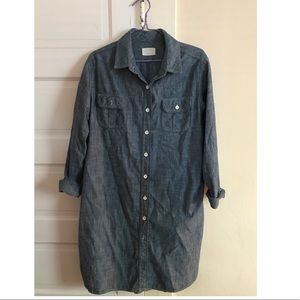 Billy Reid Chambray Denim Shift Dress