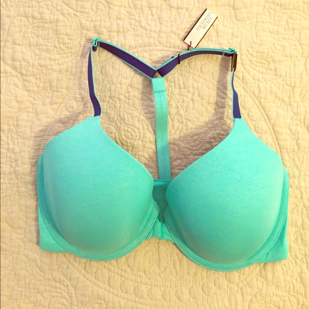 NWT Victoria's Secret Racerback Semi Demi Bra